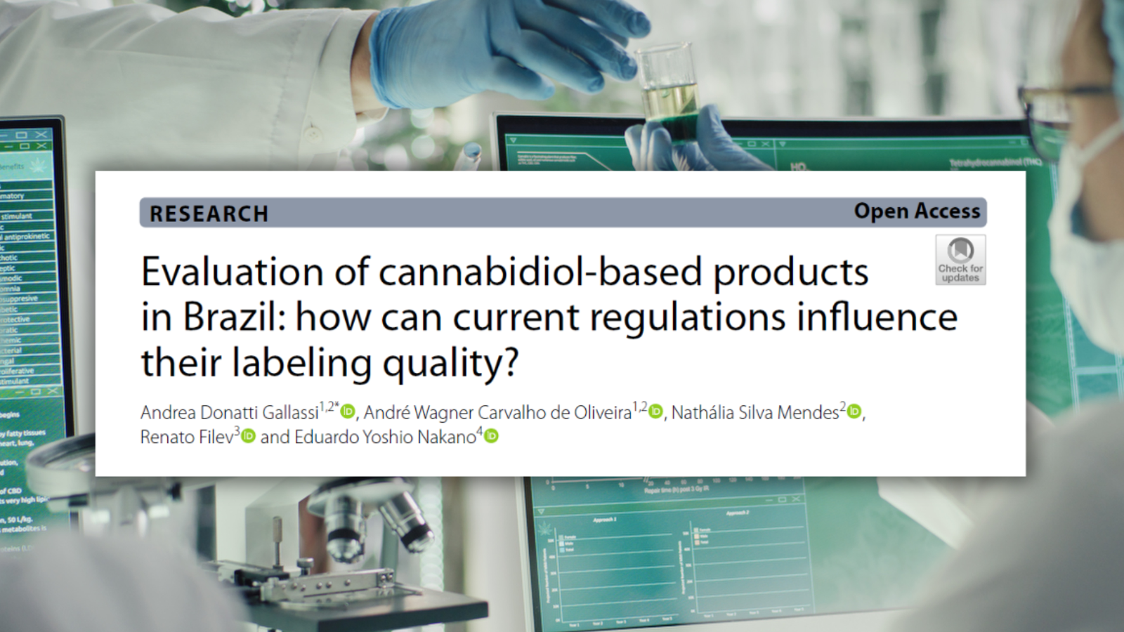 Estudo que avalia melhor canabidiol do Brasil